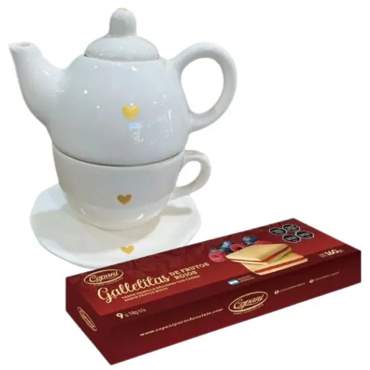 combo te for one con galletitas copani 